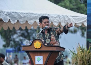 Mentan Syahrul Minta Polisikan dan Tangkap Pejabat Alih Fungsi Lahan Pertanian