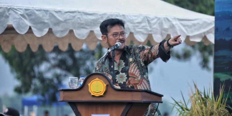 Mentan Syahrul Minta Polisikan dan Tangkap Pejabat Alih Fungsi Lahan Pertanian