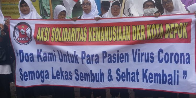 Gelar Demo, DKR Minta Pemerintah Lindungi Keluarga dan Pasien Yang Terkena Corona