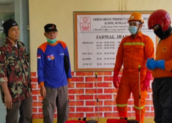 Bersama Relawan Lazismu dan MDMC Kabupaten Ngawi Gelar Pencegahan Covid-19