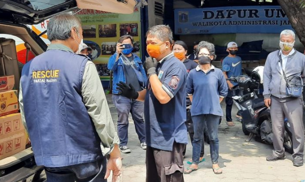 NasDem Kunjungi Dapur Umum Sudin Jakarta Pusat