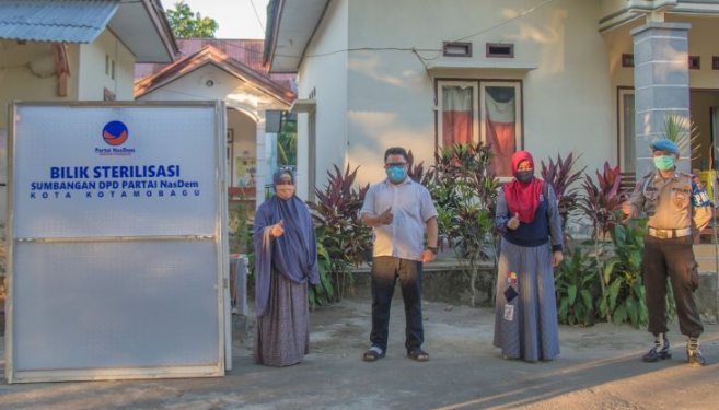NasDem Kotamobagu Sumbang Bilik Sterilisasi