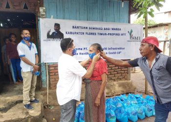 PT. SMI Menyalurkan Bansos Sembako Untuk Masyarakat NTT