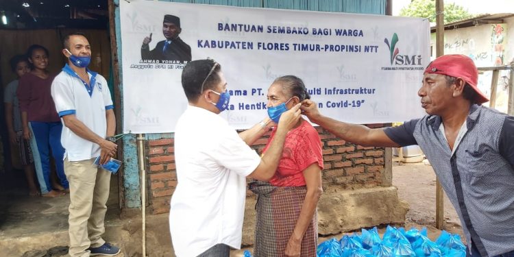 PT. SMI Menyalurkan Bansos Sembako Untuk Masyarakat NTT