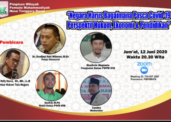 Pengantar Pra Diskusi Dari Ketua PWPM NTB “Negara Harus Bagaimana Pasca Covid-19”
