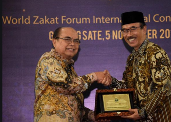 Badan Amil Zakat Nasional ( Baznas) Meraih Penghargaan Global Good Governance SDGs Champion Award 2020