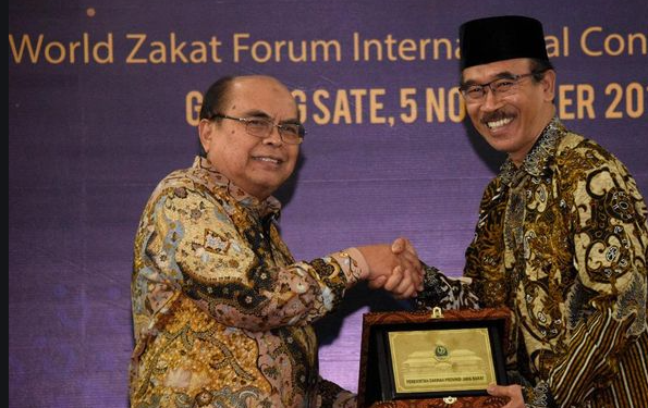 Badan Amil Zakat Nasional ( Baznas) Meraih Penghargaan Global Good Governance SDGs Champion Award 2020