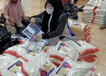 Aleg Nasden Sudah Bagikan 50 Ton Beras dan 15.000 Paket Sembako