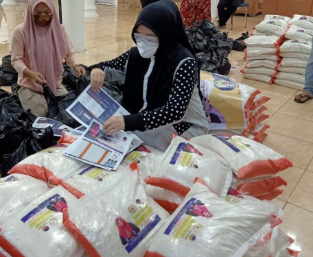 Aleg Nasden Sudah Bagikan 50 Ton Beras dan 15.000 Paket Sembako