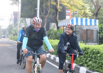 Tangkal Covid 19, NasDem DKI Ajak Warga Bersepeda