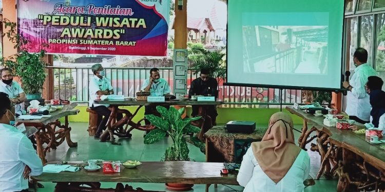 Dinas Pariwisata Sumatera Barat Lakukan Visitasi Perdana Penilaian Peduli Wisata Award (PWA) 2020