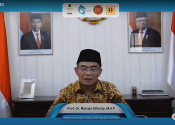 Menko PMK Ajak Mahasiswa Baru UMY Punya Sikap Optimis di Tengah Pandemi