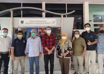 Pelaksanaan Tour de Singkarak 2021 dibahas Dispar bersama Pengprov ISSI Sumbar dan PB ISSI