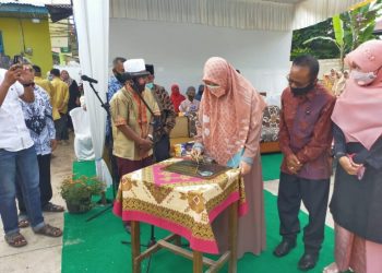 Nevi Zuairina Hadiri Peletakan Batu Pertama Ponpes Ibrahim Harun Tiakar Payakumbuh