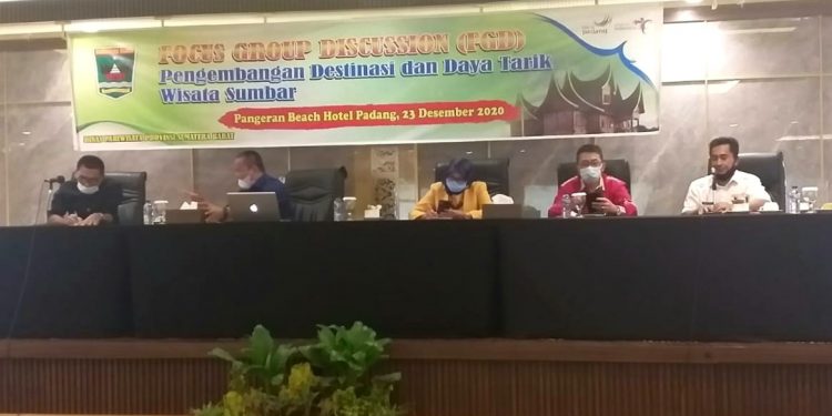 Akhir Tahun Dispar Sumbar Gelar FGD Refleksi Pengembangan Destinasi dan Daya Tarik Wisata