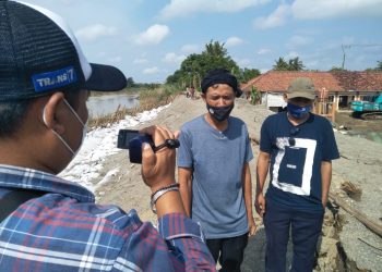 Warga Babakan Banten  Tagih  Pemkab Bekasi Bangun Rumah Warga Korban Banjir