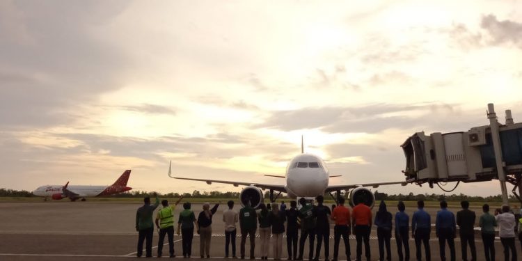 Lepas dan Sambut Penerbangan Terakhir di 2021 dan Pertama di 2022: AP II BIM Helat Year End Happiness