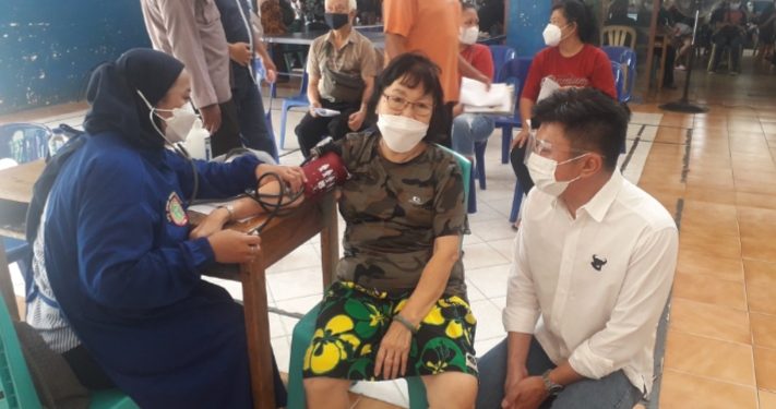 Suriyono Adi Susanto Pantau Langsung Booster di Pejagalan