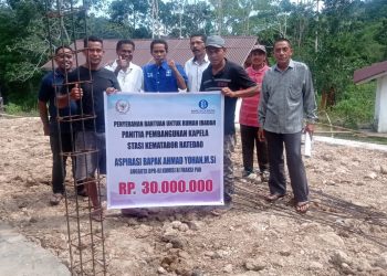 Ahmad Yohan Berikan Bantuan Dana Aspirasi, Pater Andreas: Ini Hadiah Paskah Untuk Umat Ratedao