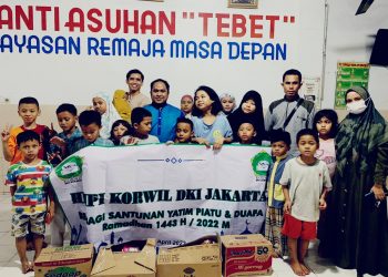 Berbagi Berkah Di Bulan Suci Ramadhan, HMPI Korwil DKI Jakarta Memberikan Santunan Kepada Anak Yatim Piatu