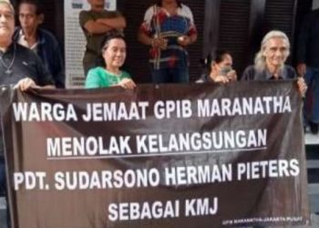 Jemaat Gereja Maranatha Tanah Tinggi Jakarta Gerudug Sinode GPIB